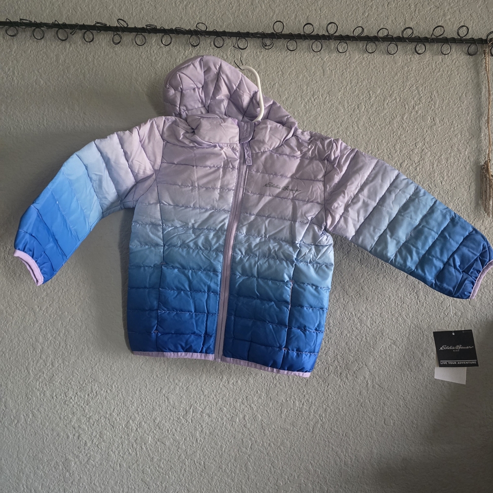 Eddie Bauer Kids Lightweight Purple and Blue Jacket